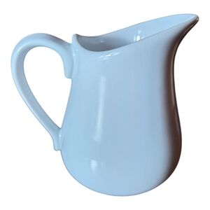 Elegant White Ceramic Pitcher